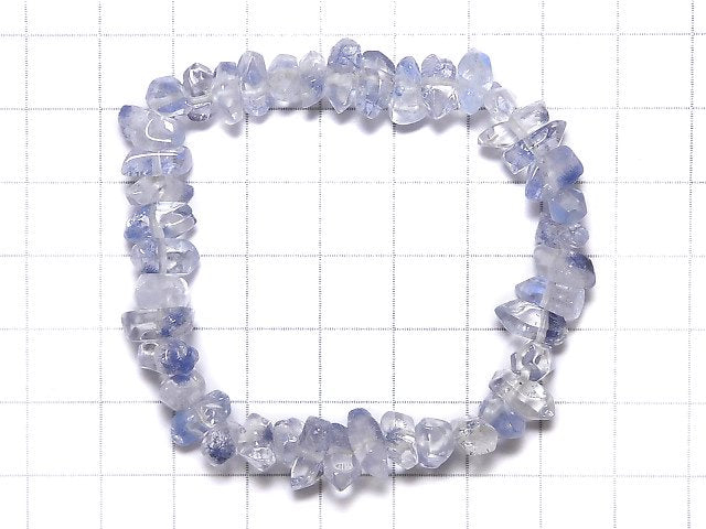 [Video][One of a kind] Dumortierite in Quartz Nugget Bracelet NO.103