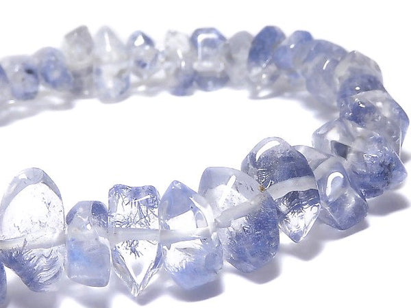 [Video][One of a kind] Dumortierite in Quartz Nugget Bracelet NO.105