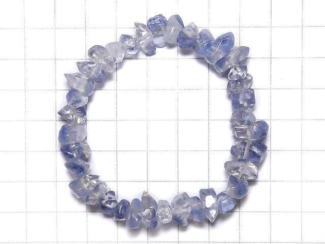 [Video][One of a kind] Dumortierite in Quartz Nugget Bracelet NO.105