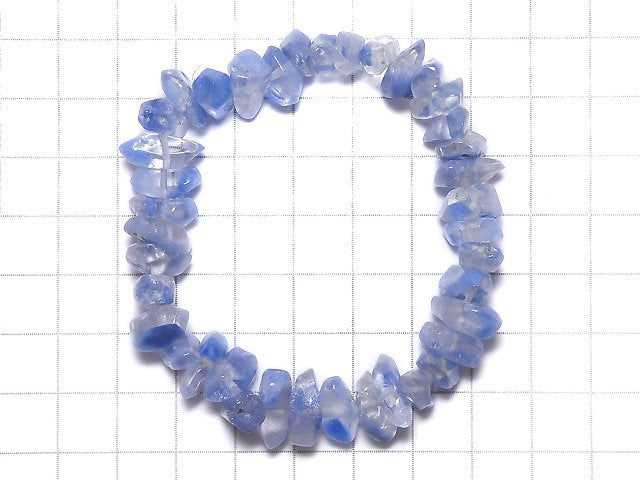 [Video][One of a kind] Dumortierite in Quartz Nugget Bracelet NO.116