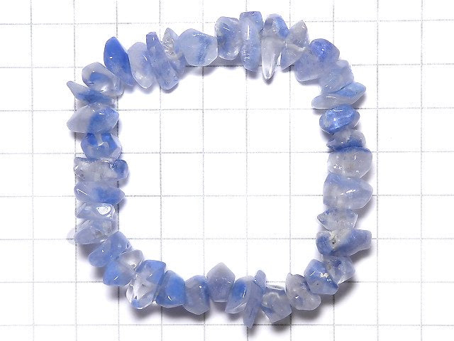 [Video][One of a kind] Dumortierite in Quartz Nugget Bracelet NO.118