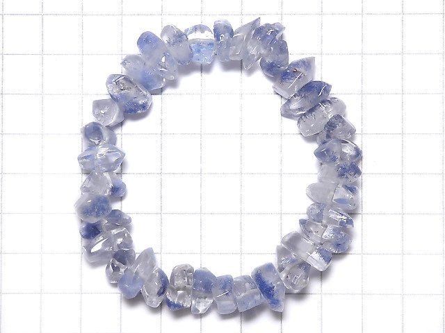 [Video][One of a kind] Dumortierite in Quartz Nugget Bracelet NO.119