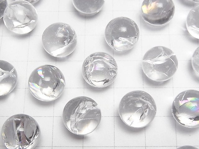 [Video] Iris Quartz (Rainbow Quartz) AAA- Sphere, Round 12mm 3pcs