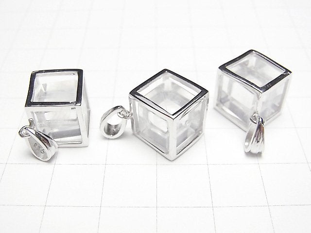 [Video] Angel Ladder Quartz Dice Pendant Silver925 1pc