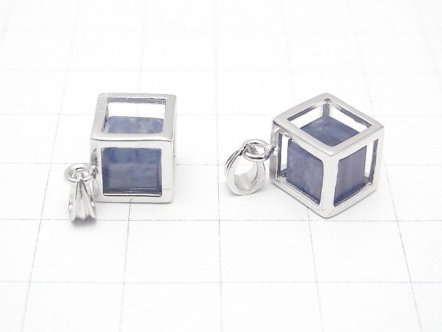 [Video] Kyanite AA++ Dice Pendant Silver925 1pc