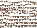 [Video]High Quality Brown Zircon AA++ Chestnut Faceted Briolette 1strand beads (aprx.7inch/18cm)