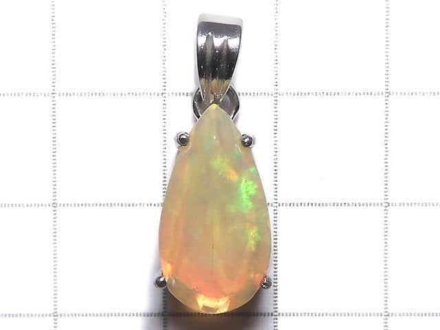 [Video][One of a kind] High Quality Opal AAA Faceted Pendant Silver925 NO.79