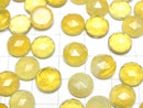 [Video] Yellow Opal AA++ Round Rose Cut 10x10mm 3pcs