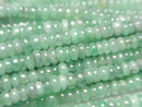 [Video]Emerald AA++ Rondelle half or 1strand beads (aprx.5inch/12cm)