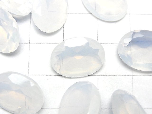 [Video]High Quality Moonlight Quartz AAA Oval Faceted 16x12mm 1pc