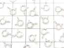 Silver925  Spring Ring [5.5mm]No coating  NO.2 2pcs