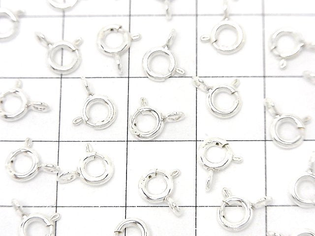 Silver925  Spring Ring [5.5mm]No coating  NO.2 2pcs