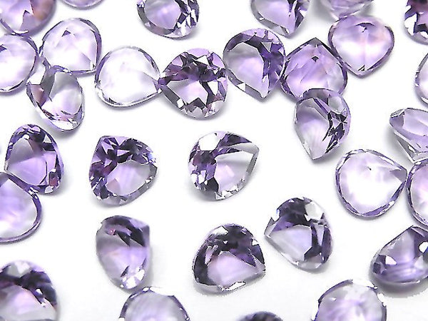 [Video]High Quality Amethyst AAA Loose stone Chestnut Faceted 7x7mm 5pcs