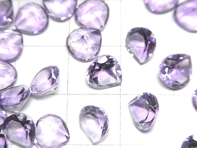 [Video]High Quality Amethyst AAA Loose stone Chestnut Faceted 7x7mm 5pcs