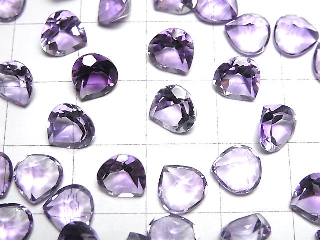 [Video]High Quality Amethyst AAA Loose stone Chestnut Faceted 7x7mm 5pcs