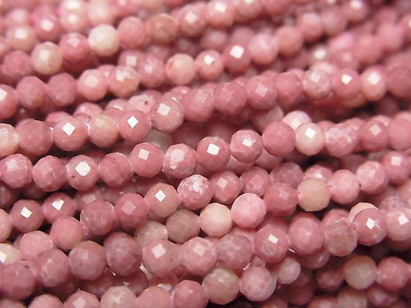 [Video]High Quality! Siliceous Schist AAA- Faceted Round 3mm 1strand beads (aprx.15inch/37cm)