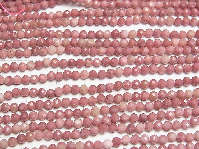 [Video]High Quality! Siliceous Schist AAA- Faceted Round 3mm 1strand beads (aprx.15inch/37cm)