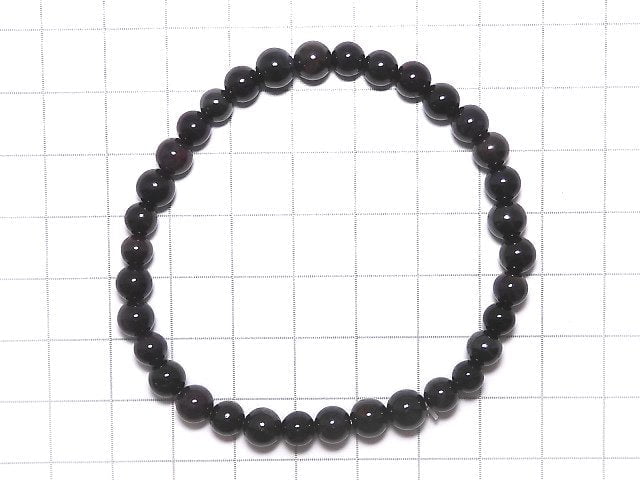 [Video][One of a kind] Sugilite AAA Round 6mm Bracelet NO.203