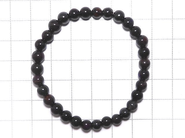 [Video][One of a kind] Sugilite AAA Round 6mm Bracelet NO.204