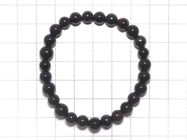 [Video][One of a kind] Sugilite AAA Round 6mm Bracelet NO.205