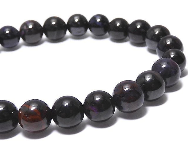 [Video][One of a kind] Sugilite AAA Round 7.5mm Bracelet NO.206