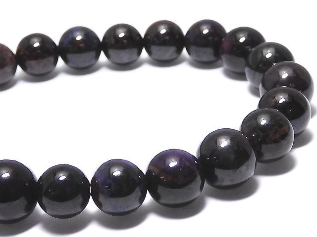 [Video][One of a kind] Sugilite AAA Round 8mm Bracelet NO.208