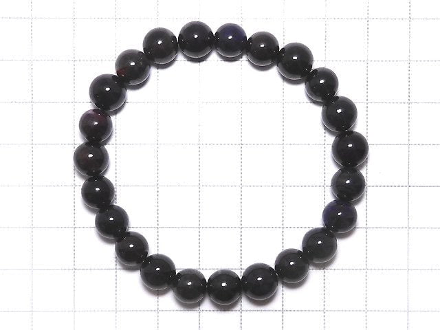 [Video][One of a kind] Sugilite AAA Round 8.5mm Bracelet NO.209