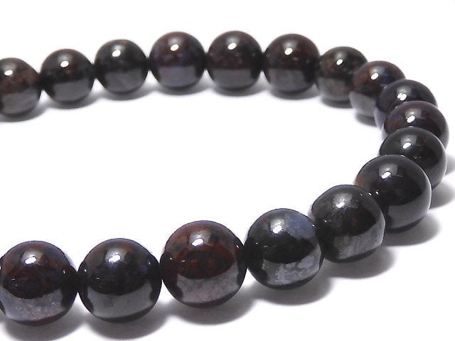 [Video][One of a kind] Sugilite AAA Round 8.5mm Bracelet NO.210