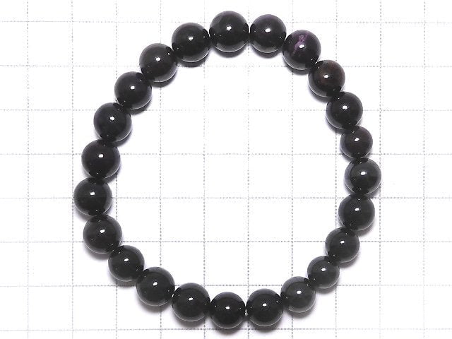 [Video][One of a kind] Sugilite AAA Round 8.5mm Bracelet NO.211