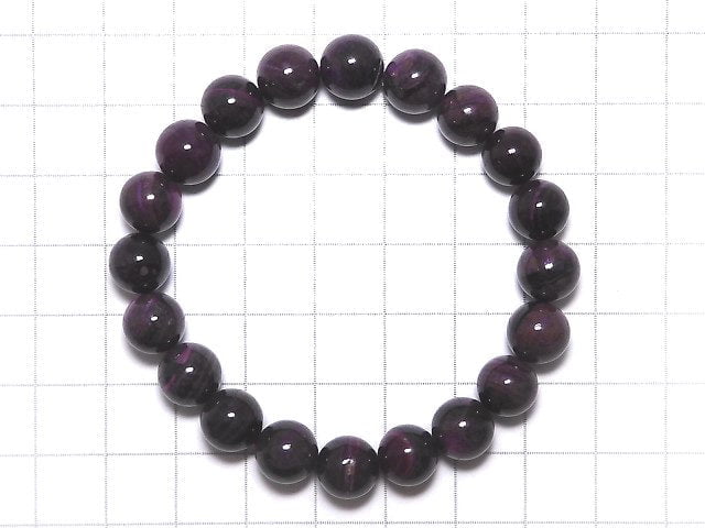 [Video][One of a kind] Sugilite AAA Round 9mm Bracelet NO.213