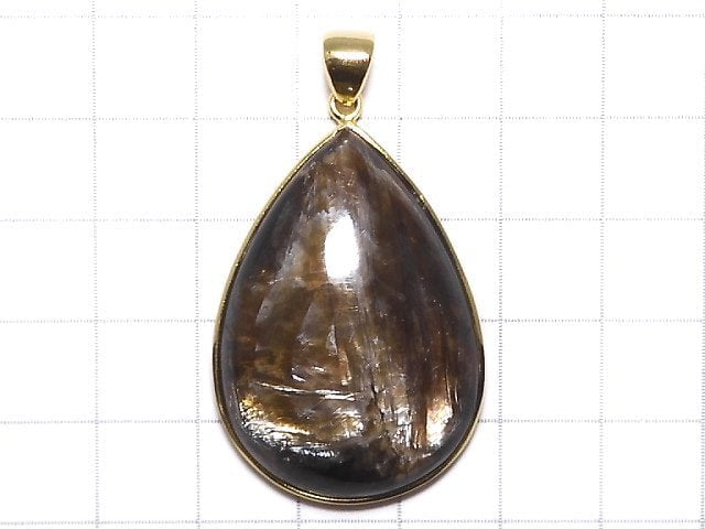 [Video][One of a kind] Lepidolite Pendant 18KGP NO.44