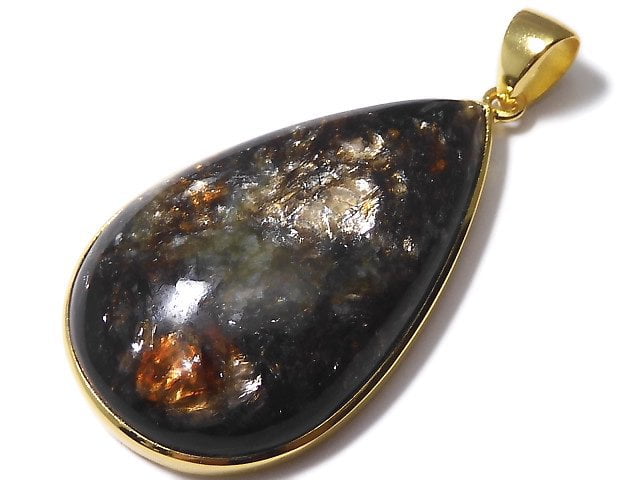 [Video][One of a kind] Lepidolite Pendant 18KGP NO.45