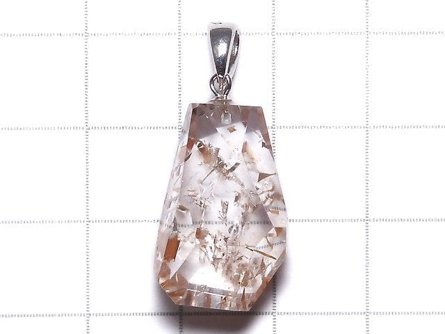 [Video][One of a kind] Copper Rutilated Quartz AAA Pendant Silver925 NO.29