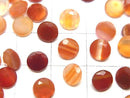 [Video] Mixed Carnelian Loose stone Round Faceted 6x6mm 10pcs