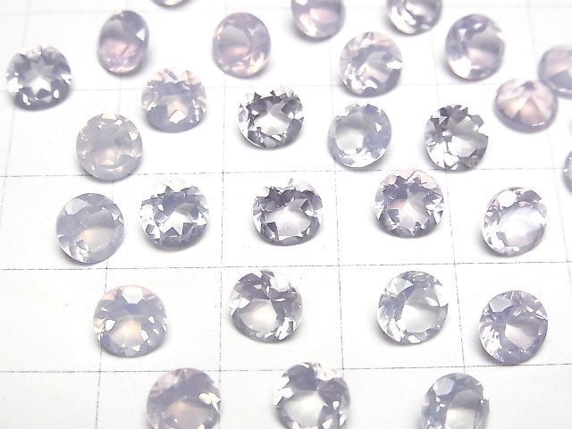 [Video]High Quality Scorolite AAA Loose stone Round Faceted 6x6mm 3pcs