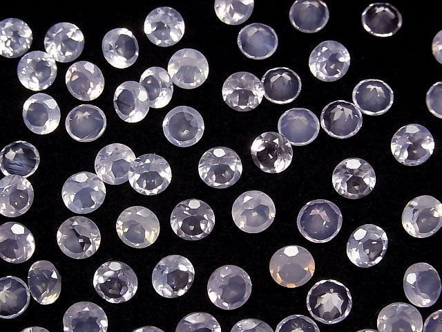 [Video]High Quality Scorolite AAA Loose stone Round Faceted 6x6mm 3pcs