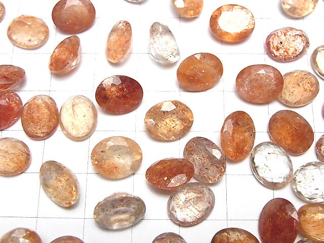 [Video]High Quality Sunstone AAA Loose stone Oval Faceted 11x9mm 3pcs