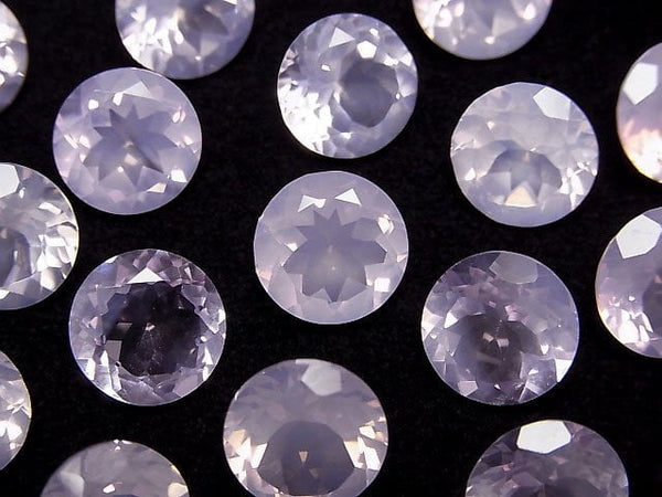 [Video]High Quality Scorolite AAA Loose stone Round Faceted 8x8mm 2pcs