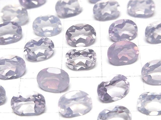 [Video]High Quality Scorolite AAA Loose stone Oval Faceted 8x6mm 3pcs