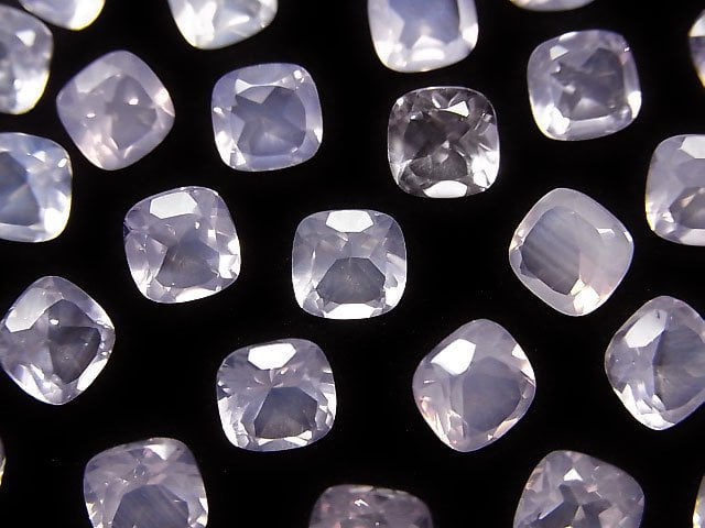[Video]High Quality Scorolite AAA Loose stone Square Faceted 6x6mm 2pcs