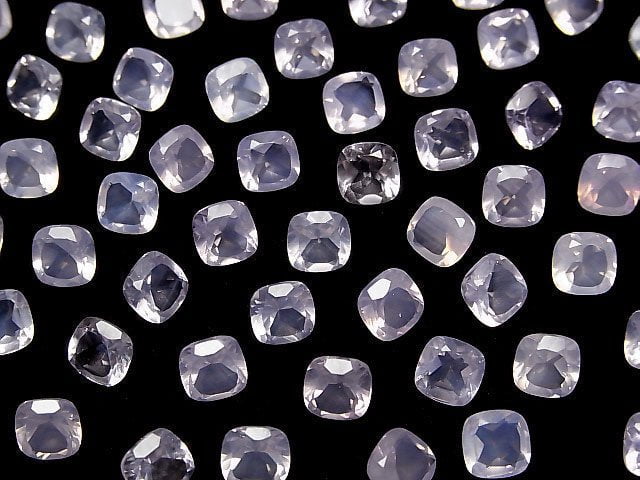 [Video]High Quality Scorolite AAA Loose stone Square Faceted 6x6mm 2pcs