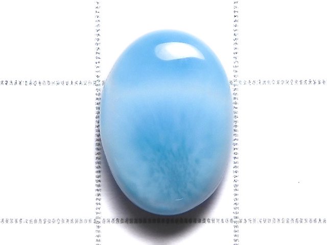 [Video][One of a kind] High quality Larimar Pectolite AAA Cabochon 1pc NO.507