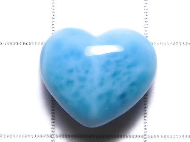 [Video][One of a kind] High quality Larimar Pectolite AAA Cabochon 1pc NO.513