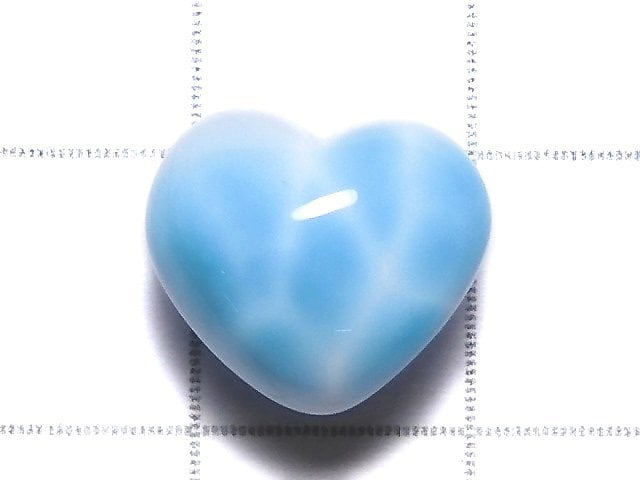 [Video][One of a kind] High quality Larimar Pectolite AAA Cabochon 1pc NO.514