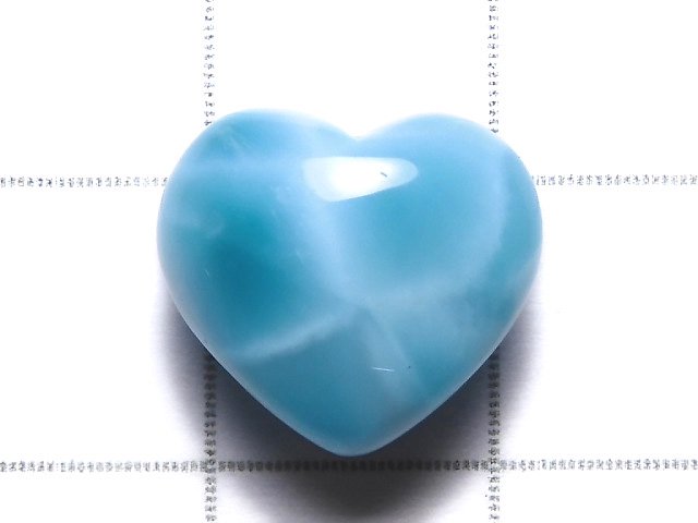 [Video][One of a kind] High quality Larimar Pectolite AAA Cabochon 1pc NO.516