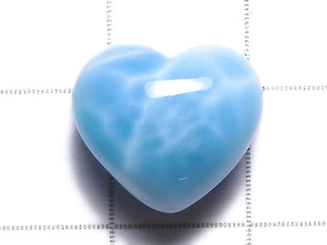 [Video][One of a kind] High quality Larimar Pectolite AAA Cabochon 1pc NO.518