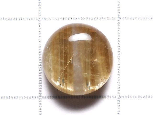 [Video][One of a kind] High Quality Rutilated Quartz AAA Cabochon 1pc NO.24