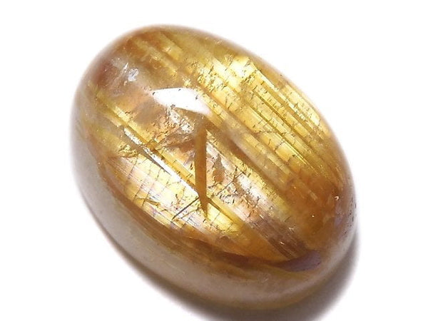 [Video][One of a kind] High Quality Rutilated Quartz AAA Cabochon 1pc NO.25