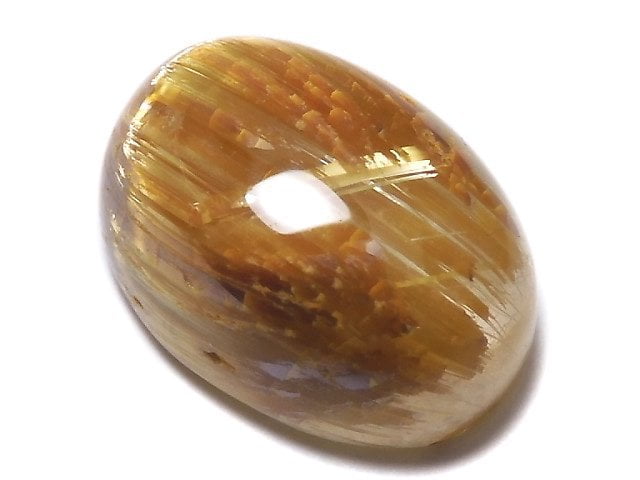 [Video][One of a kind] High Quality Rutilated Quartz AAA Cabochon 1pc NO.30