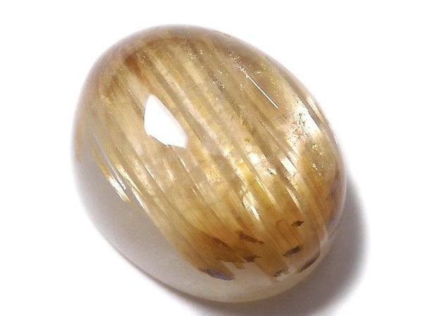 [Video][One of a kind] High Quality Rutilated Quartz AAA Cabochon 1pc NO.35